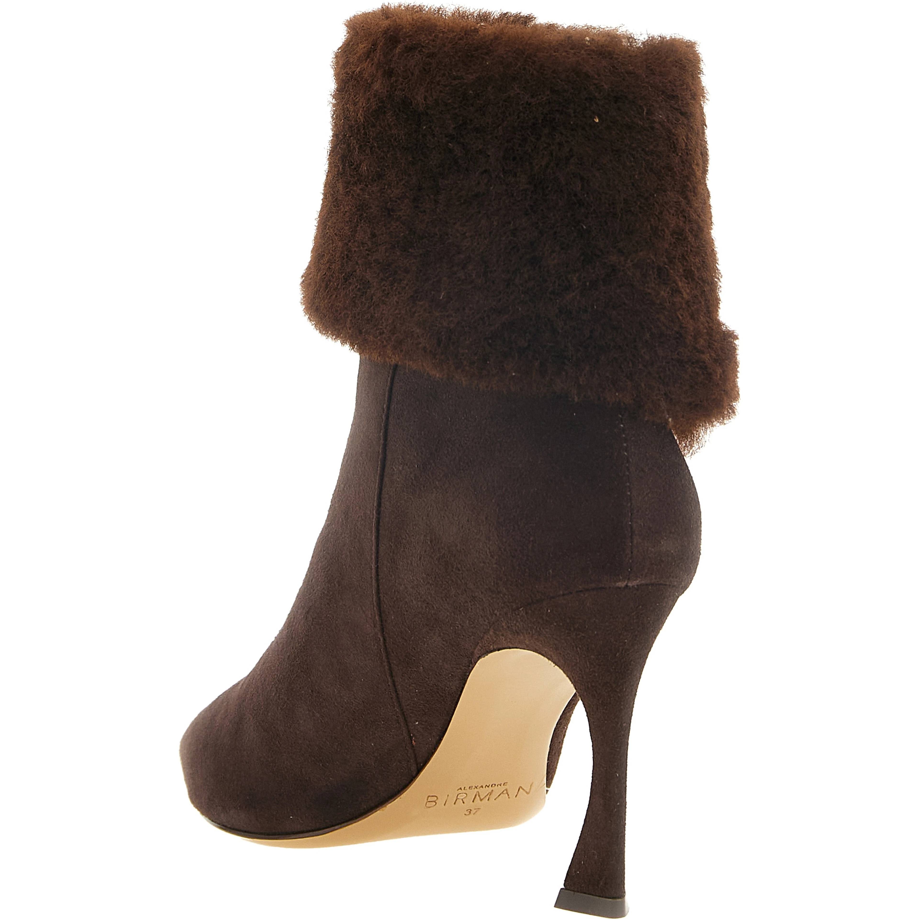 Brown Calfskin Ankle Boots