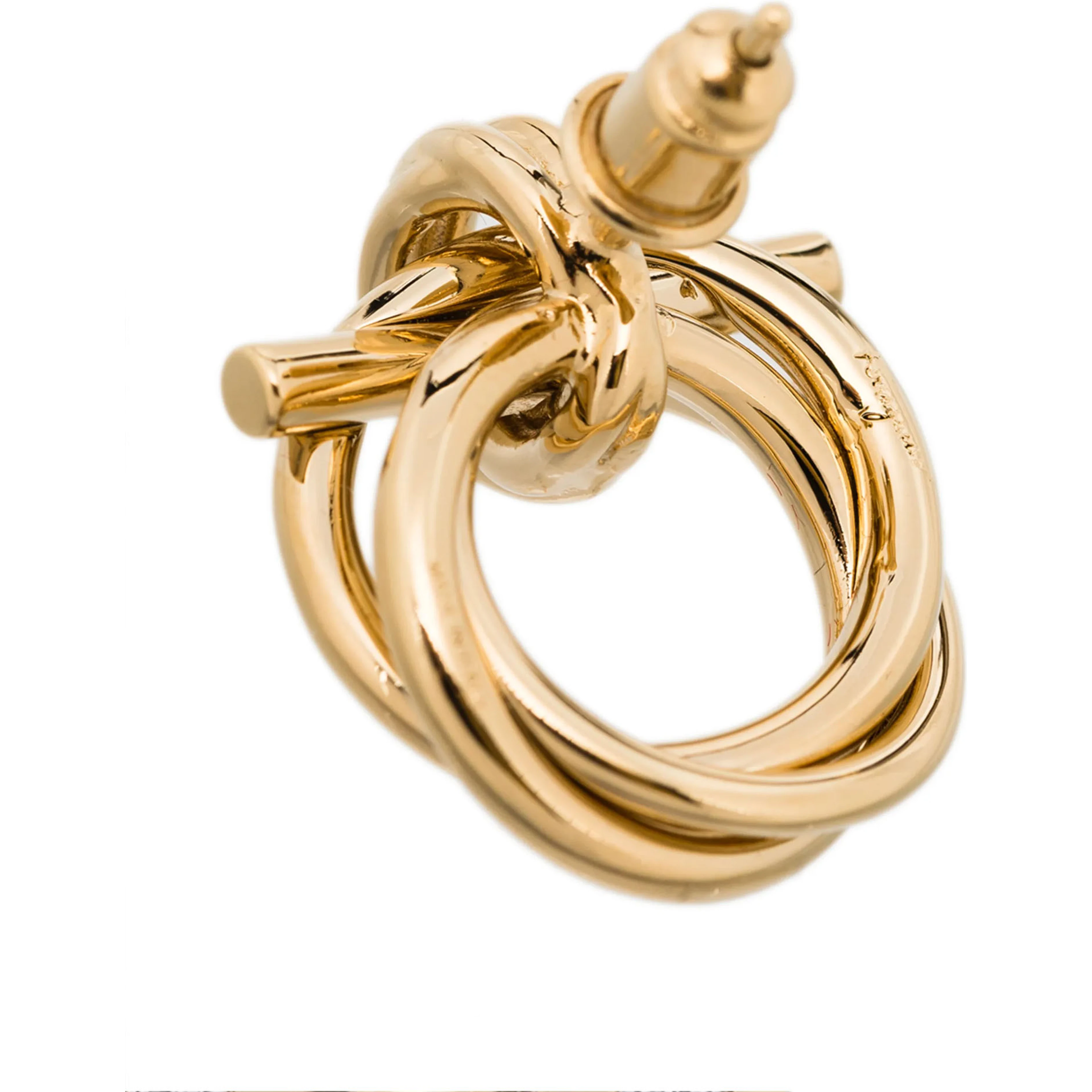 Gold Brass Earrings