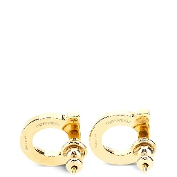 Gold Brass Earrings