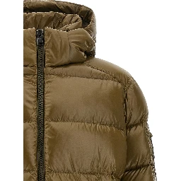 Bicolor Polyamide Full-Length Jacket