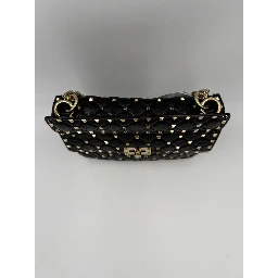 VALENTINO GARAVANI Rockstud Spike Black Handbag