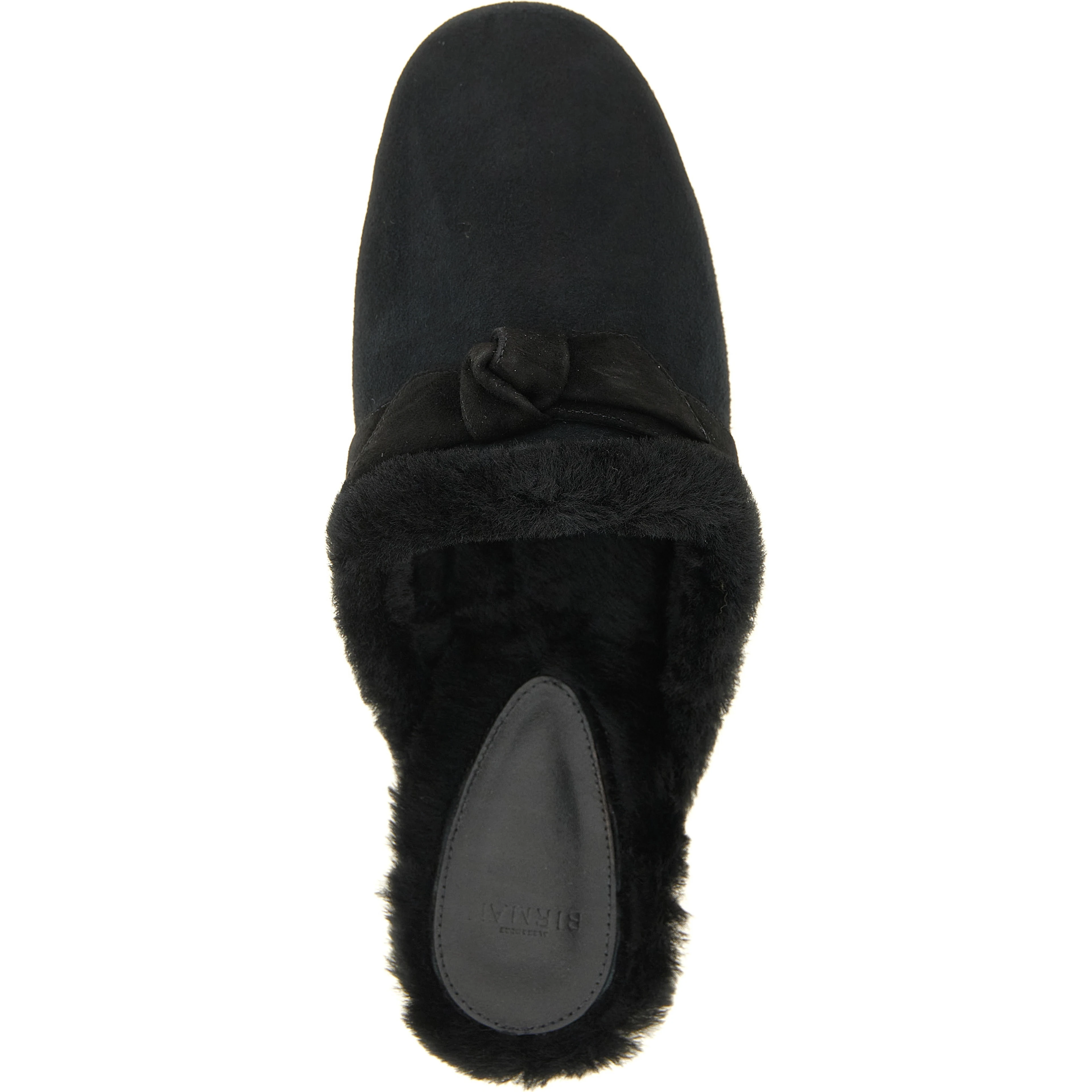 Black Calfskin Mules