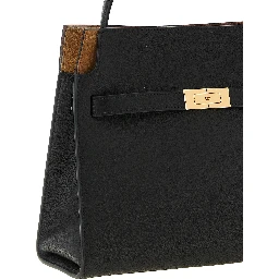 Black Lambskin Crossbody Bag