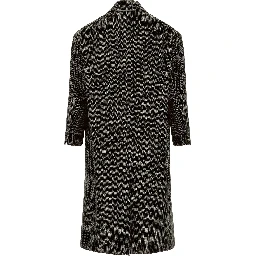 Black Virgin Wool Coat