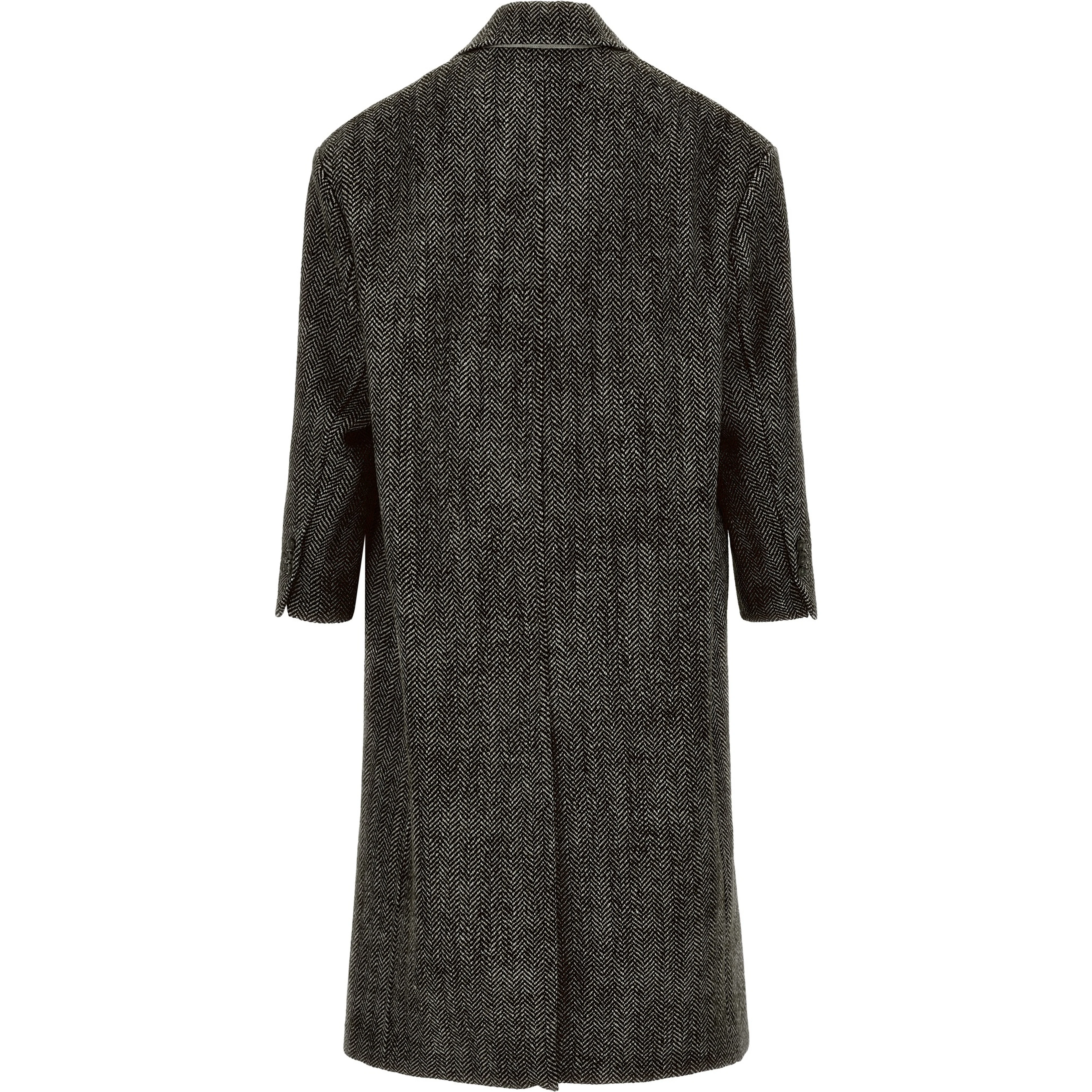 Black Virgin Wool Coat