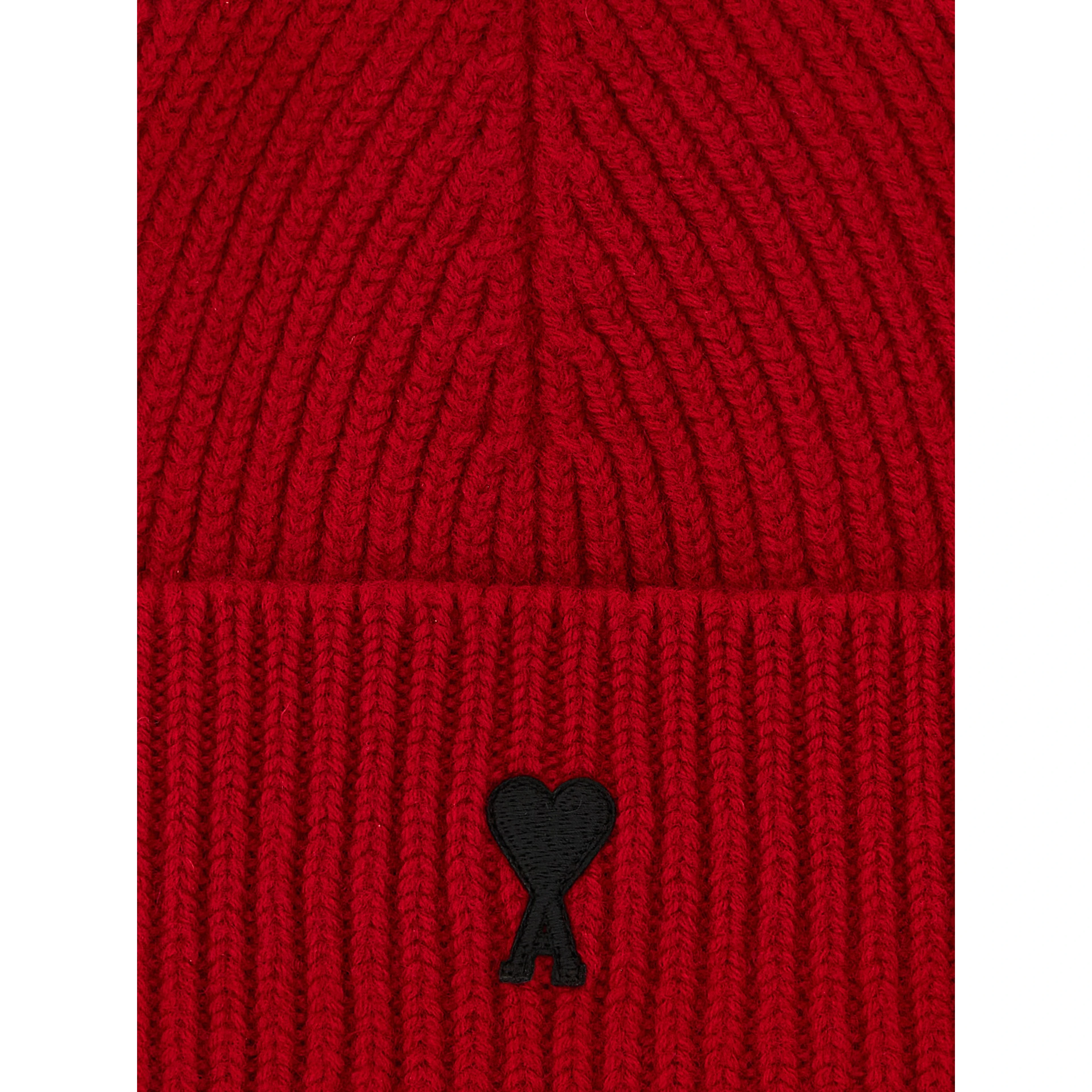 Red Wool Beanie