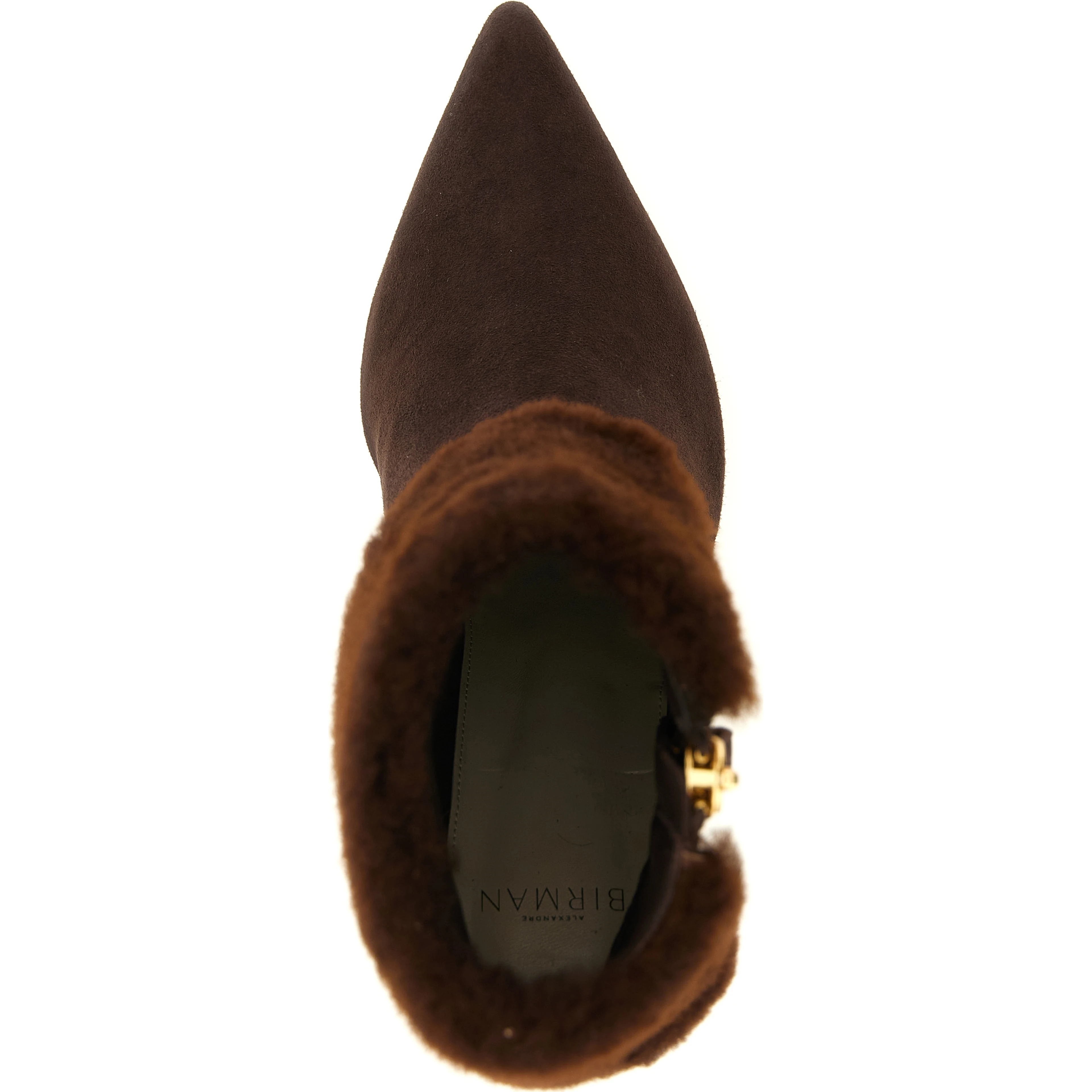 Brown Calfskin Ankle Boots