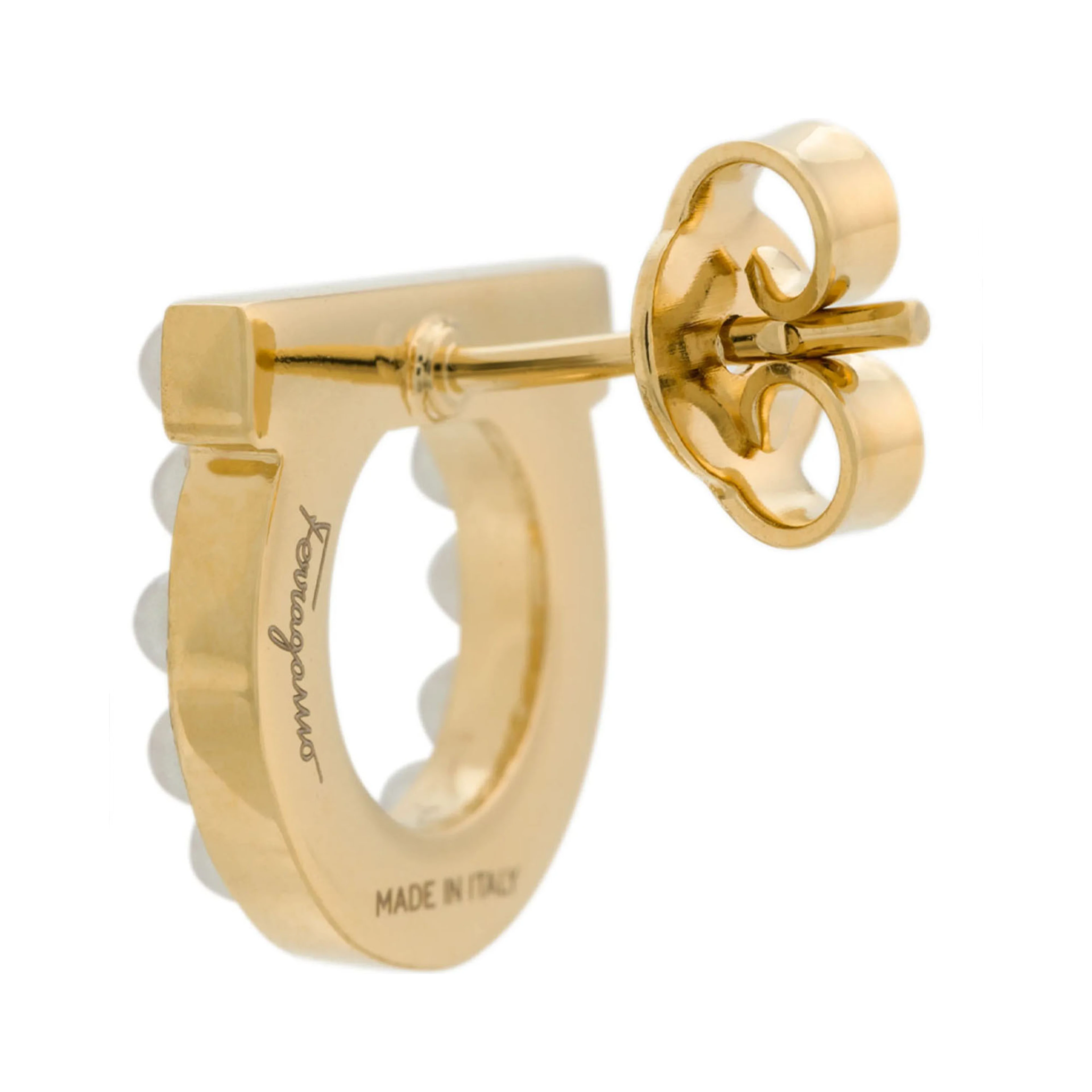 Gold Brass Earrings