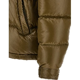 Bicolor Polyamide Full-Length Jacket