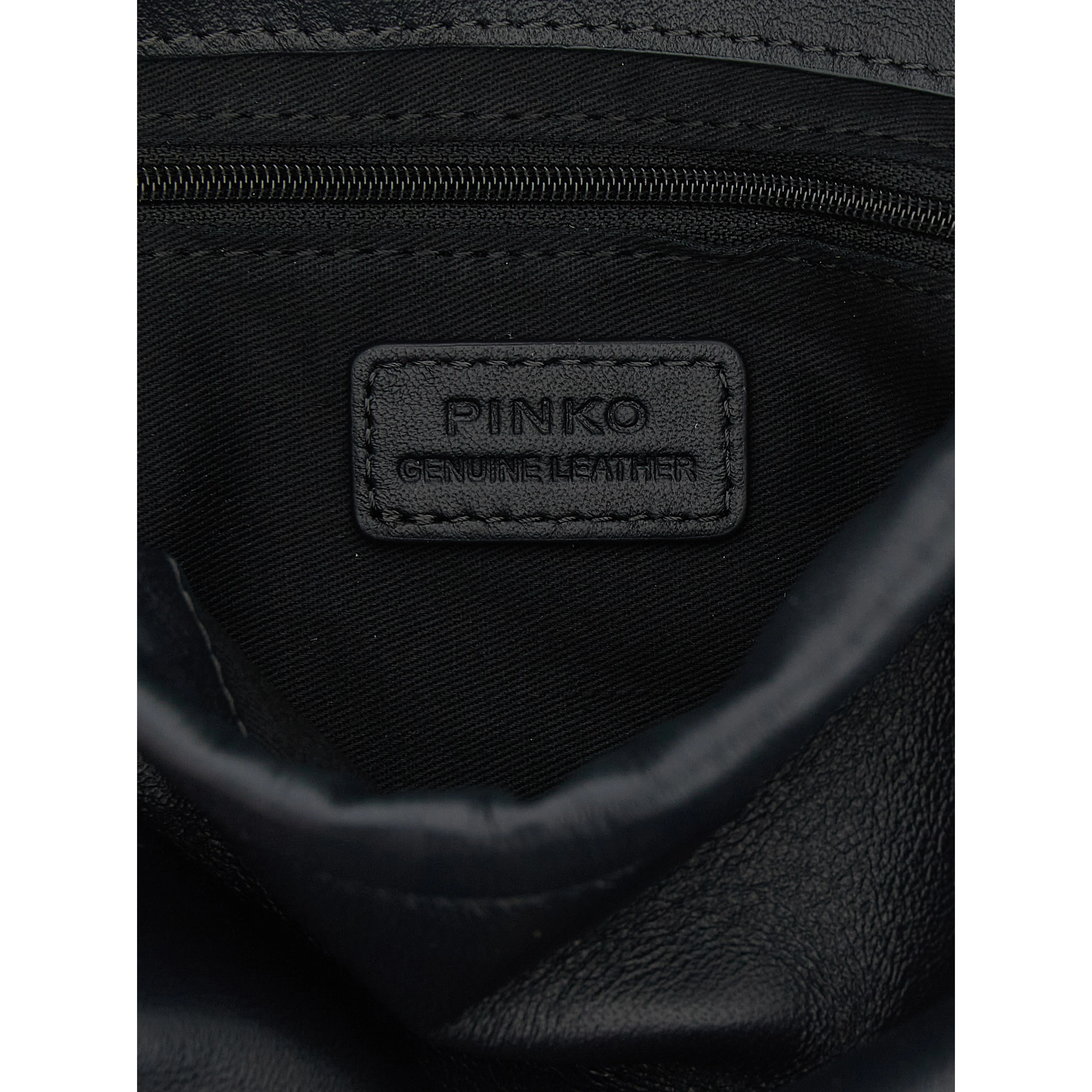 Blue Lambskin Shoulder Bag