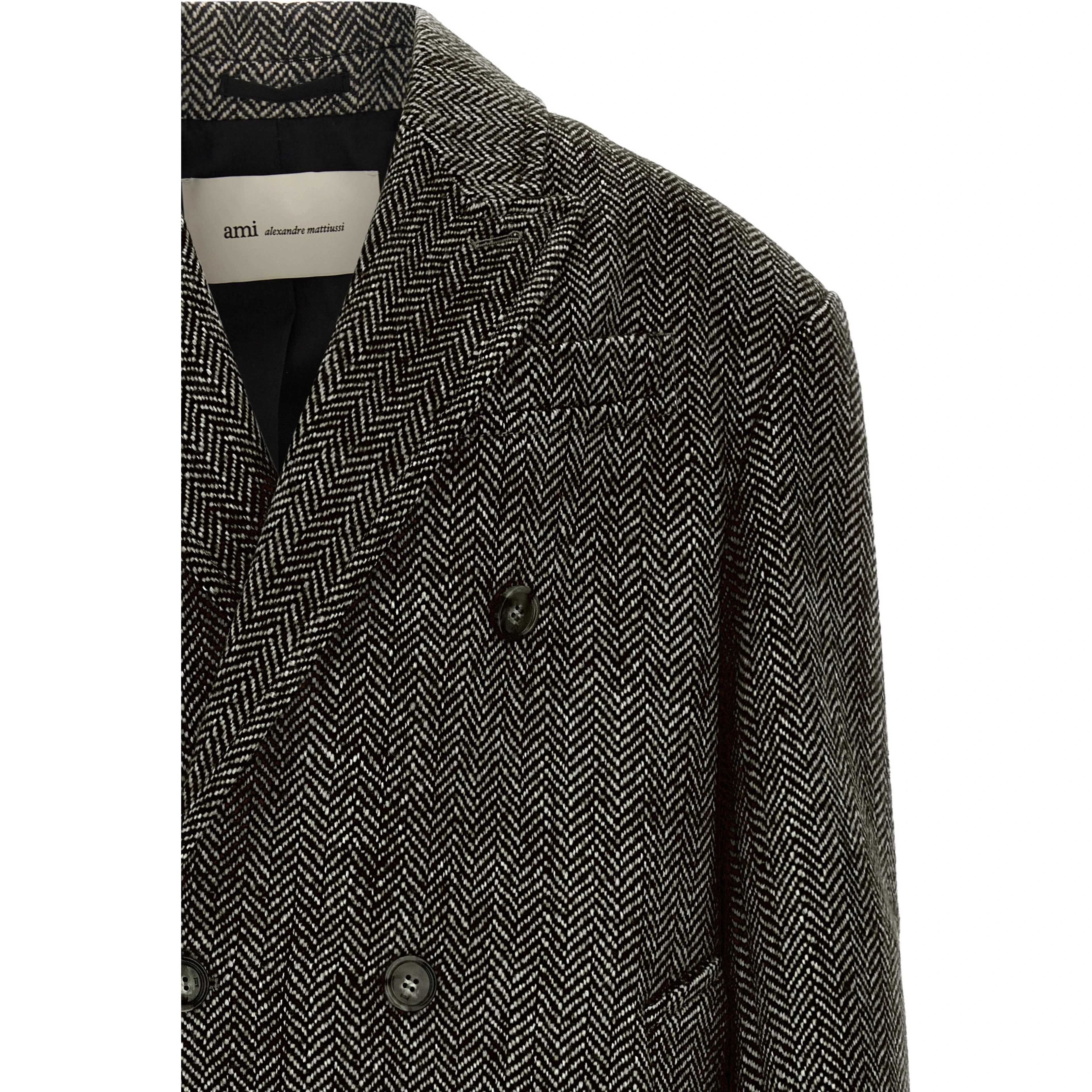 Black Virgin Wool Coat