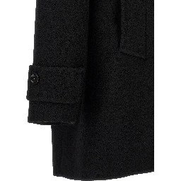 Black Virgin Wool Coat
