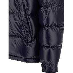 Blue Polyamide Full-Length Jacket