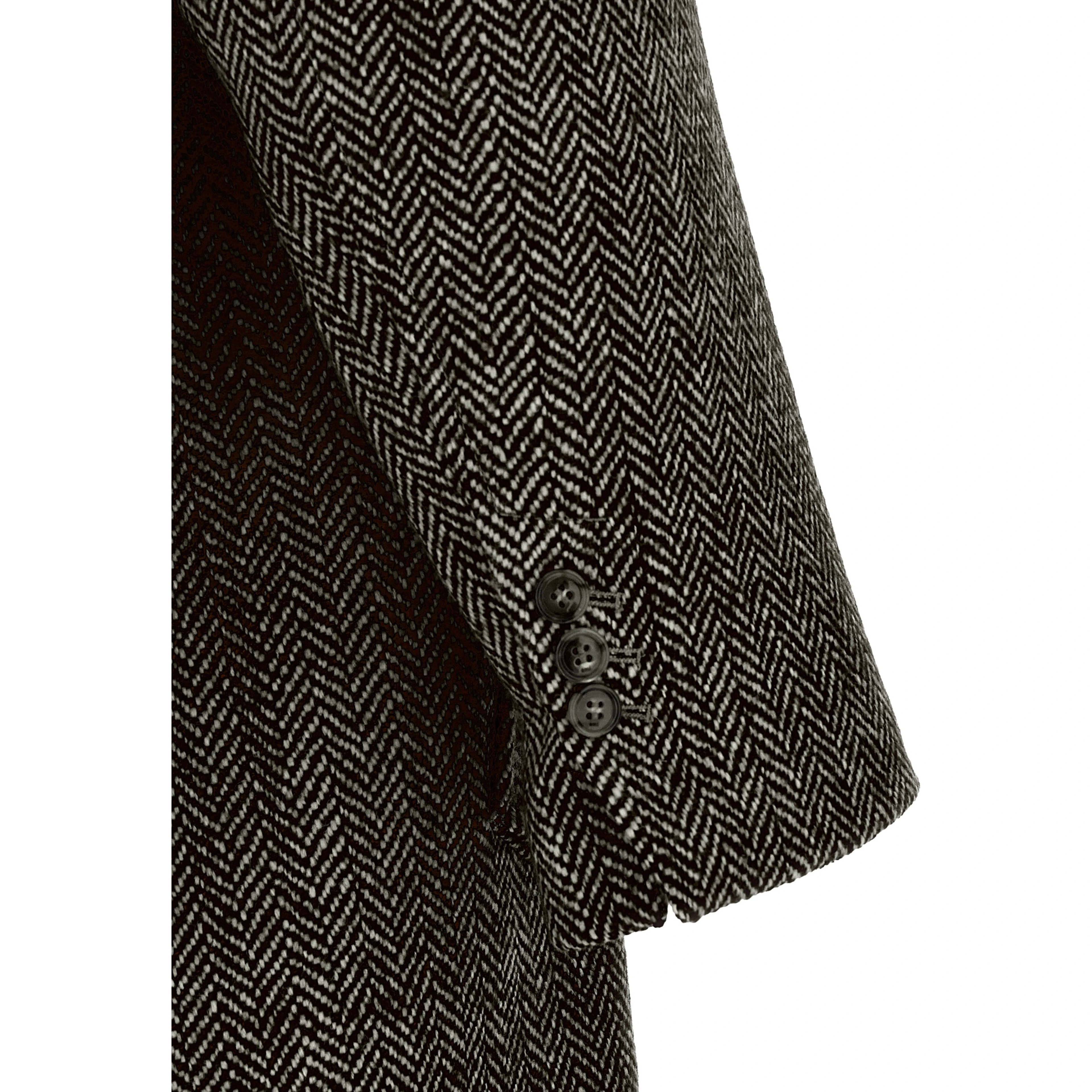 Black Virgin Wool Coat