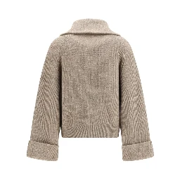 Beige Cashmere Sweater