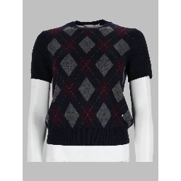 Maglia con Motivo "Argyle"