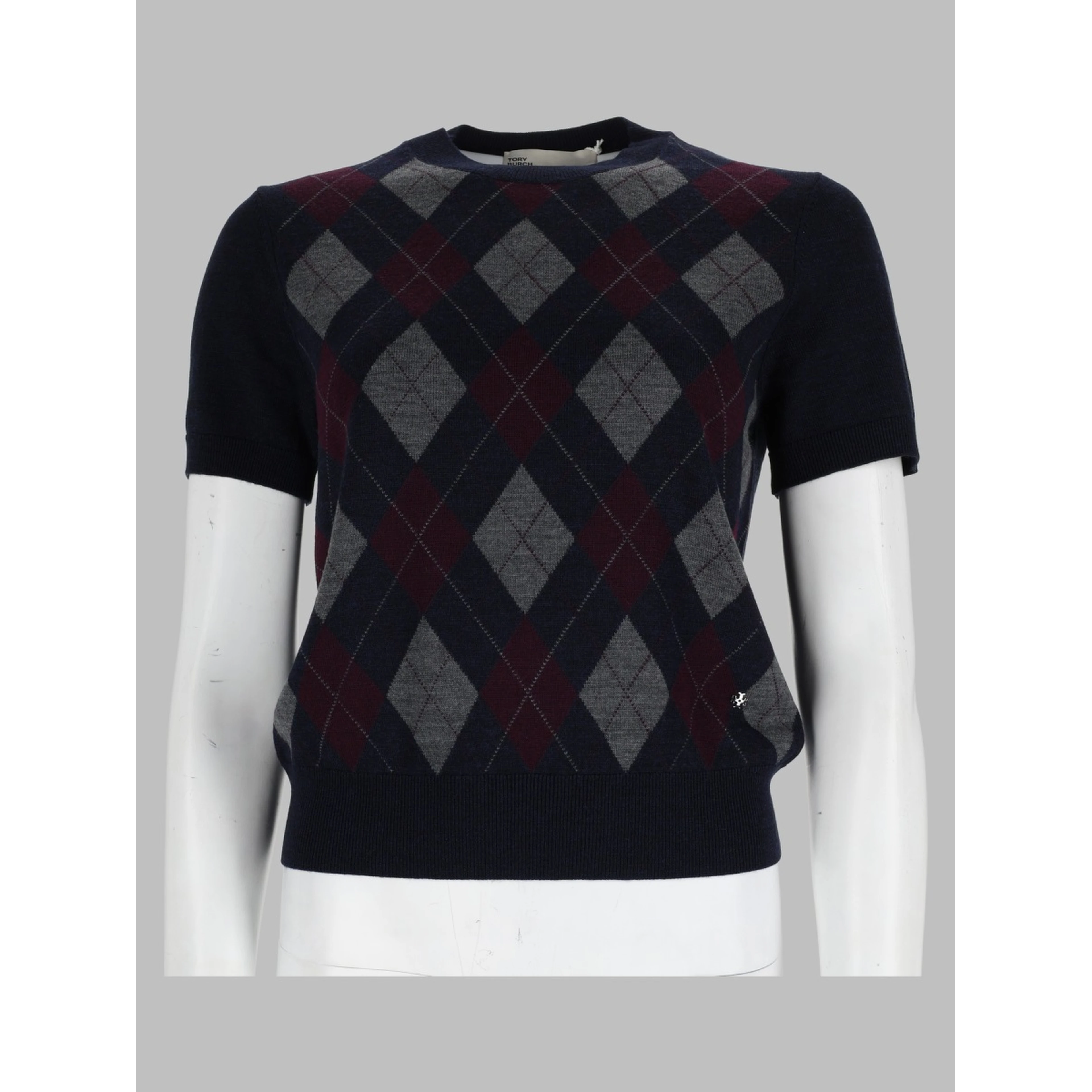 Maglia con Motivo "Argyle"