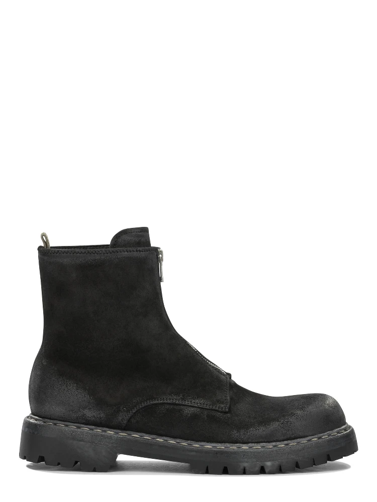 "Bulla DD Lug 114" Ankle Boots with Zipper