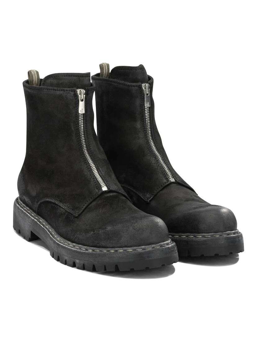 "Bulla DD Lug 114" Ankle Boots with Zipper