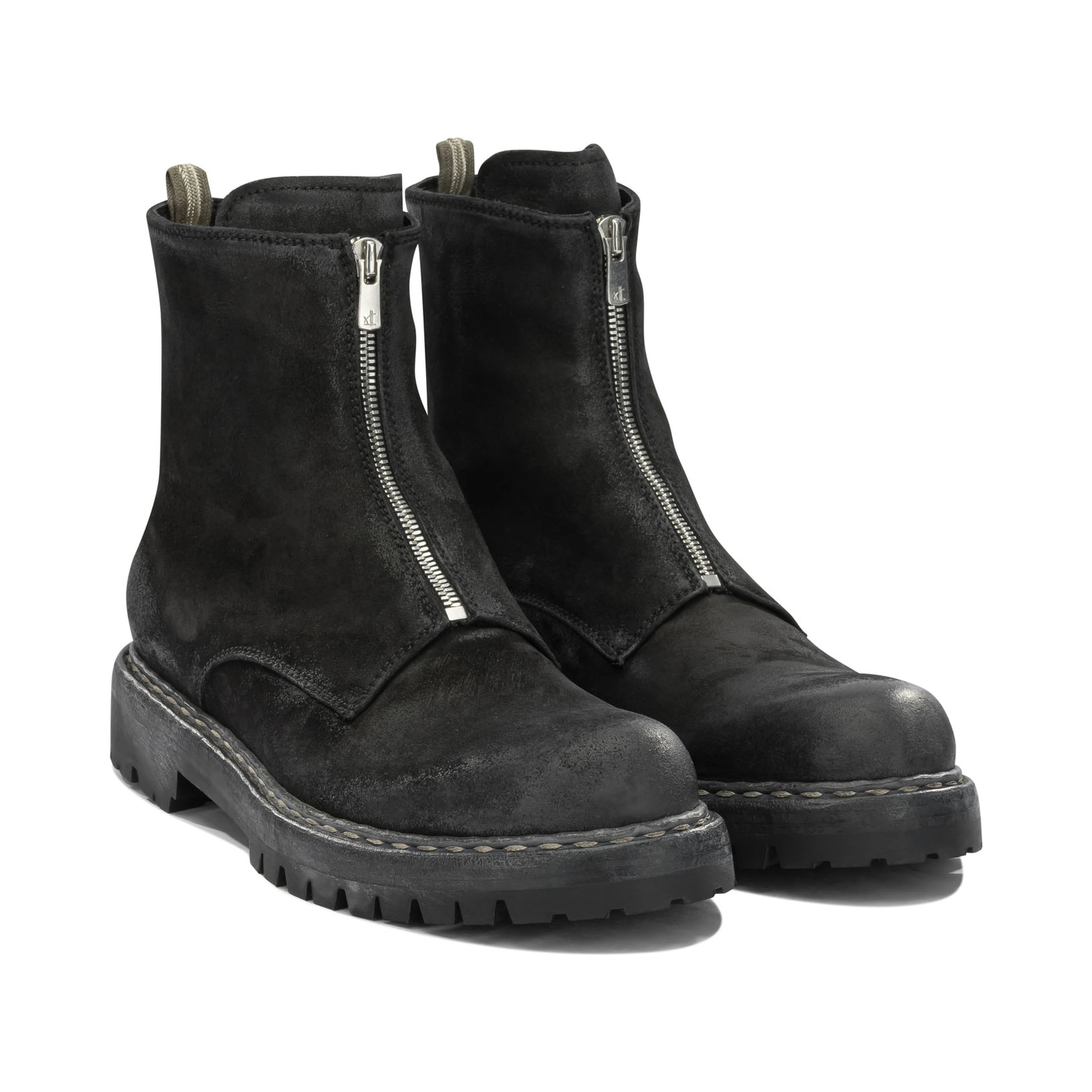"Bulla DD Lug 114" Ankle Boots with Zipper