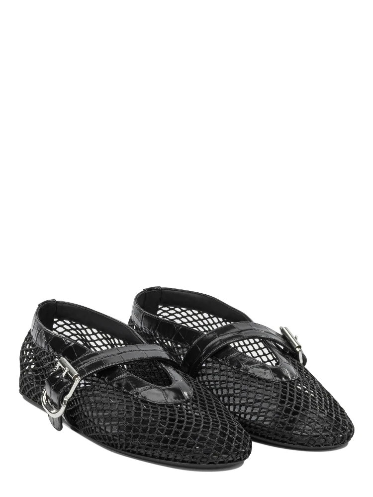 Mary Jane Ballet Flats in Mesh alternative