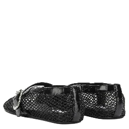 Mary Jane Ballet Flats in Mesh