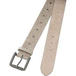 Suede belt with studs