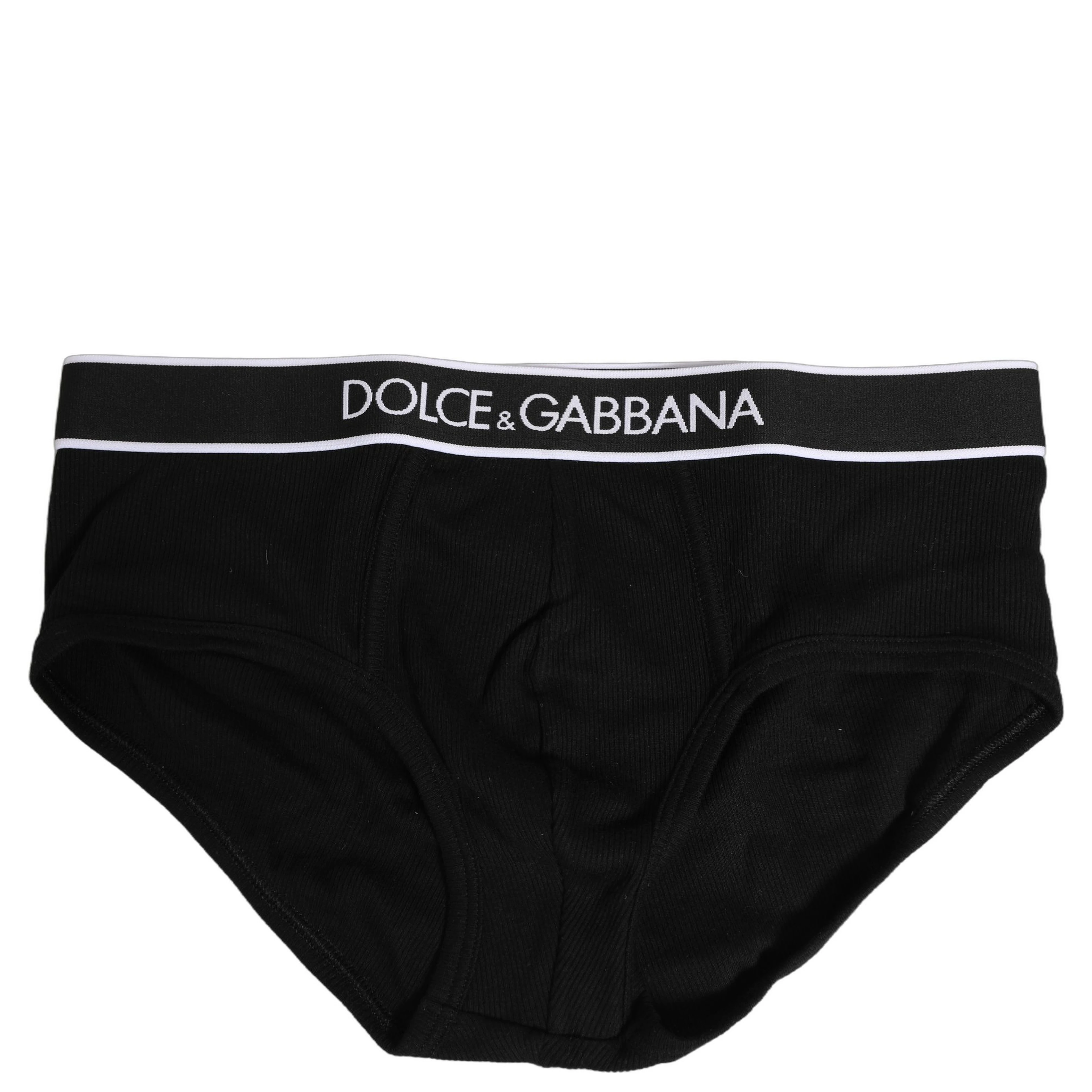 Black Logo Cotton Men Brando Brief Underwear
