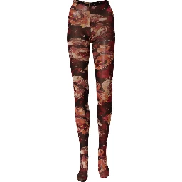 Multicolor Floral Nylon Tights Stockings Socks