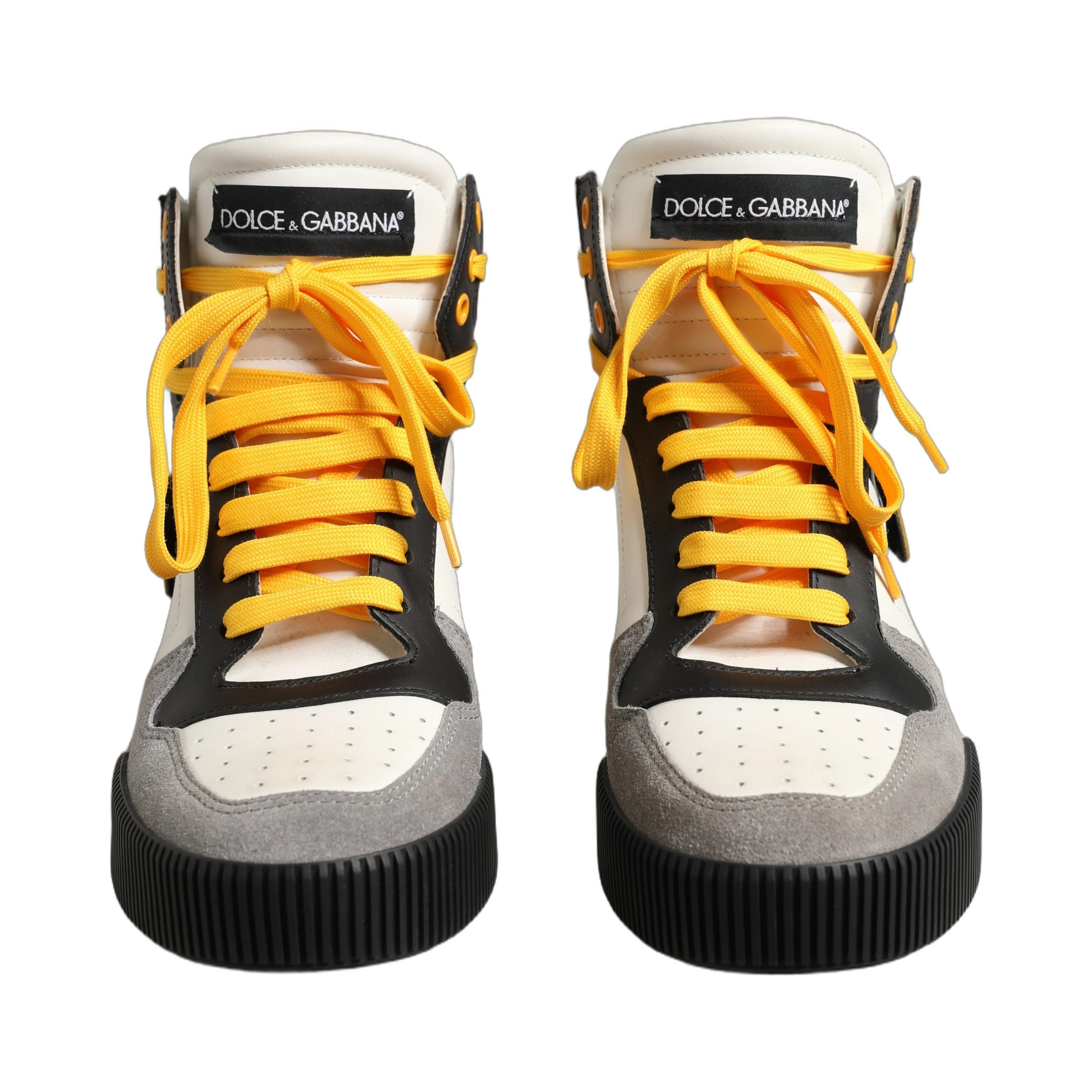 Multicolor Leather High Top Men Sneakers Shoes