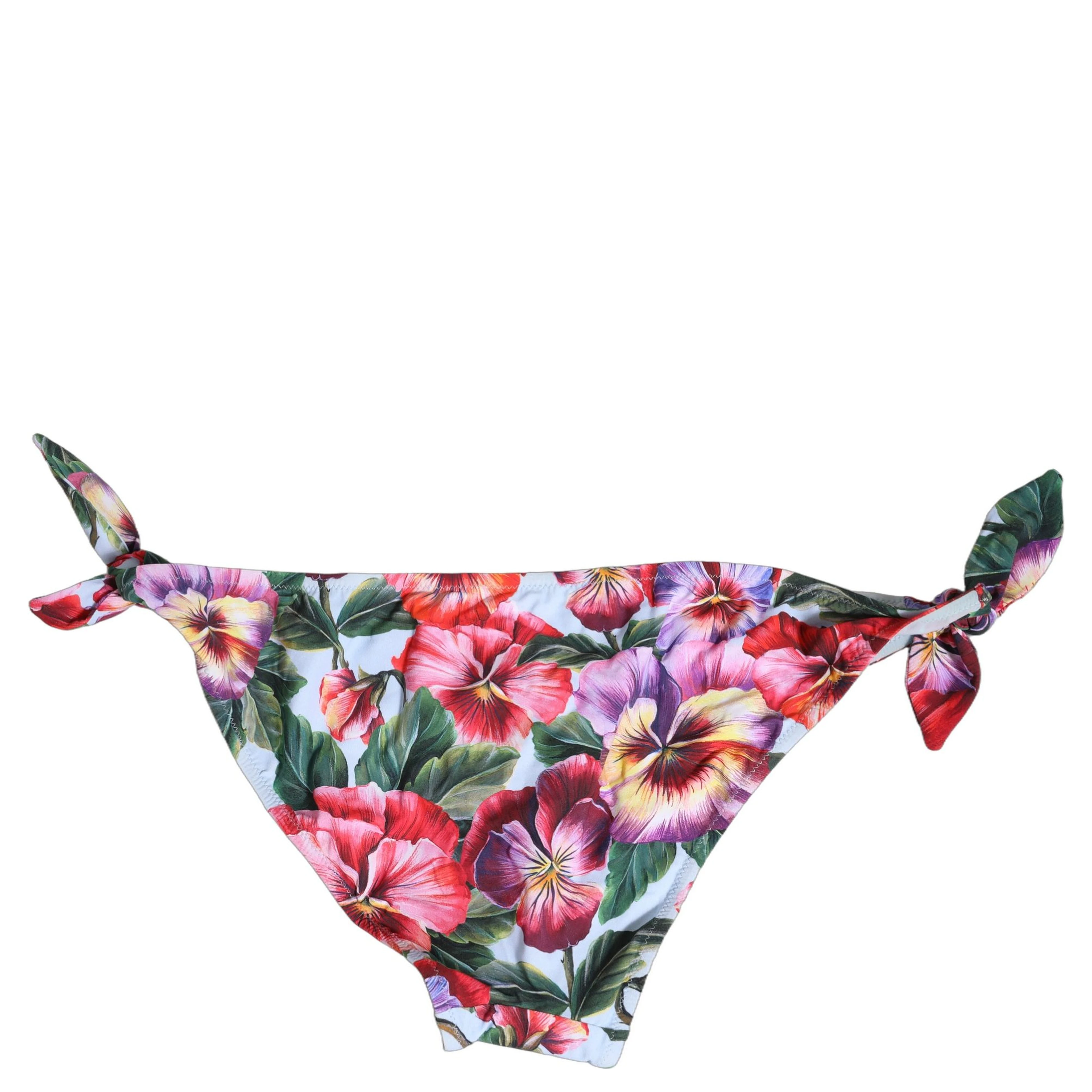 Multicolor Floral Swimsuit Bikini Bottom Swimwear