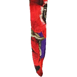 Multicolor Floral Nylon Tights Stockings Socks