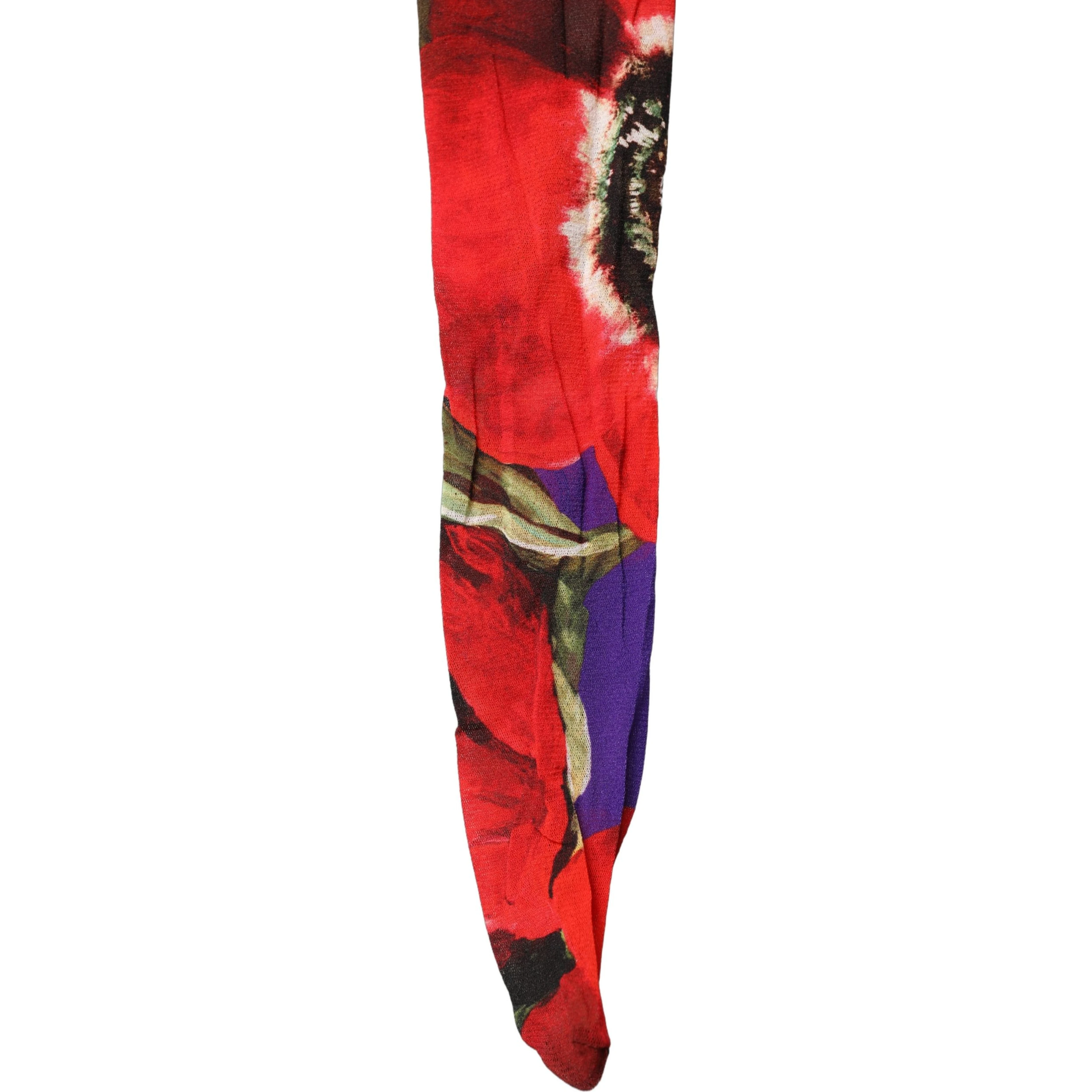 Multicolor Floral Nylon Tights Stockings Socks