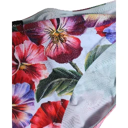 Multicolor Floral Swimsuit Bikini Bottom Swimwear