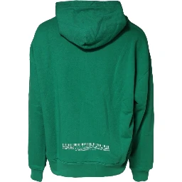 Green DGVIB3 Cotton Hoodie Sweatshirt Sweater