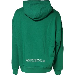 Green DGVIB3 Cotton Hoodie Sweatshirt Sweater
