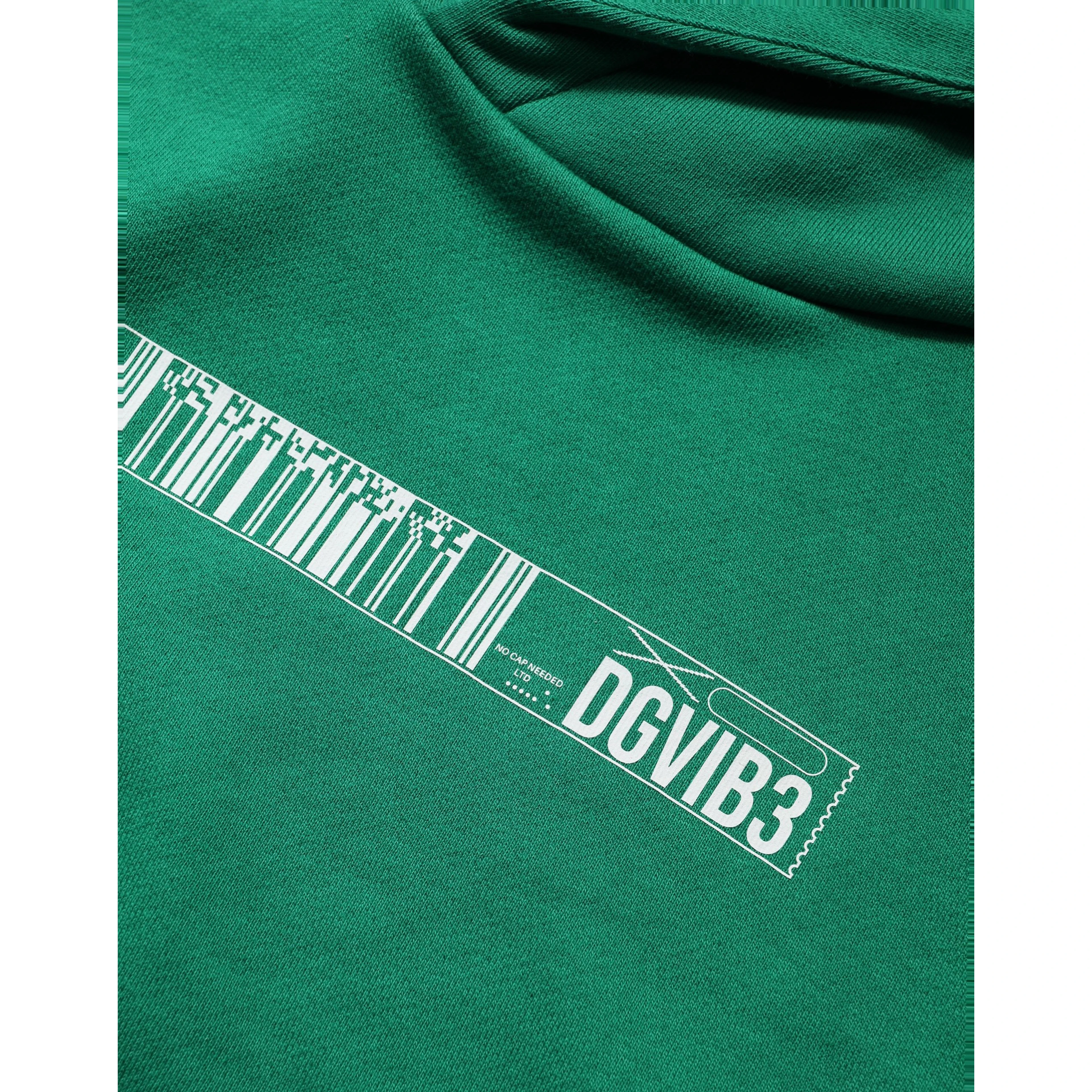 Green DGVIB3 Cotton Hoodie Sweatshirt Sweater