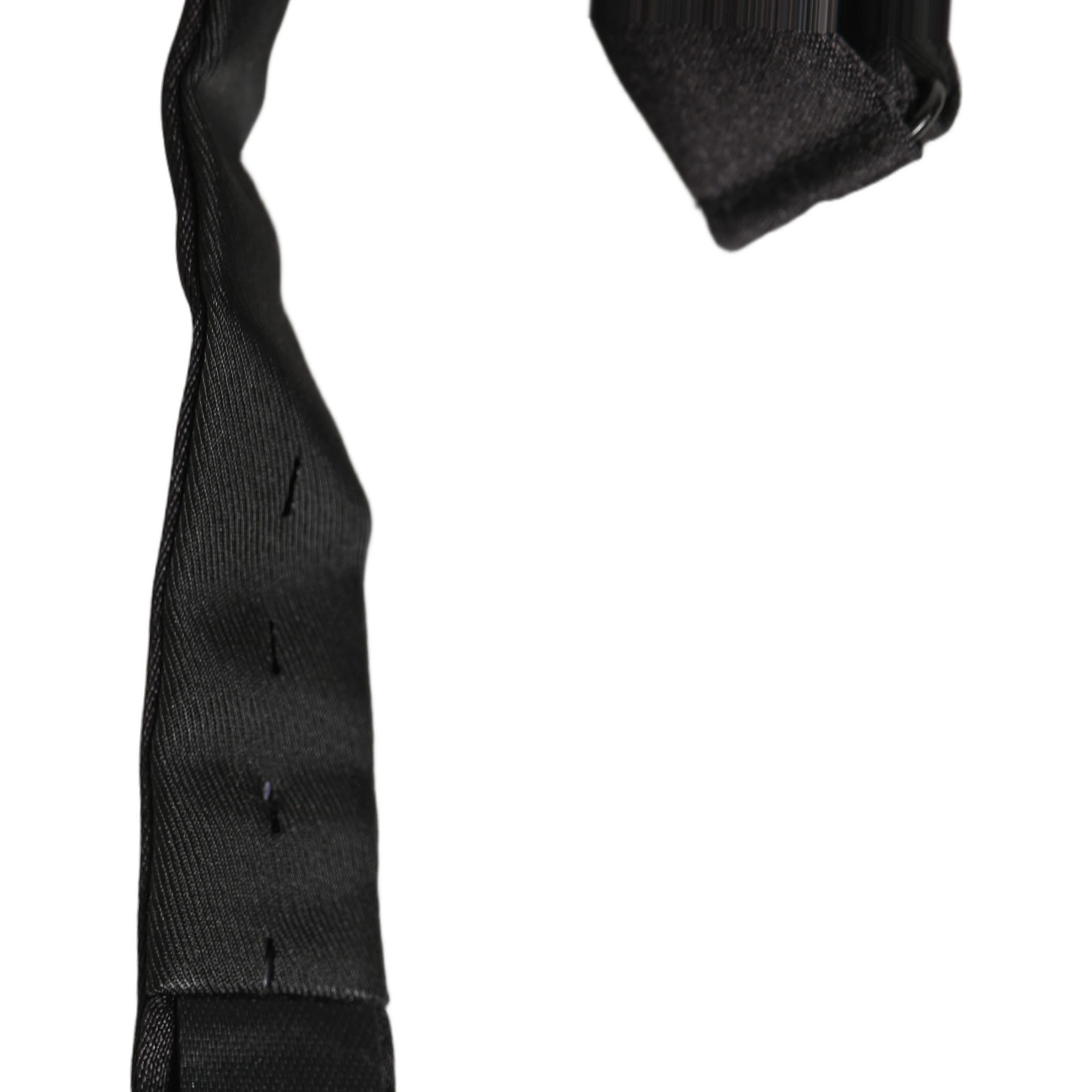 Men Black 100% Silk Adjustable Neck Papillon Bow Tie