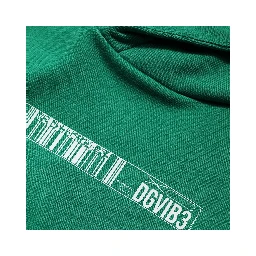 Green DGVIB3 Cotton Hoodie Sweatshirt Sweater