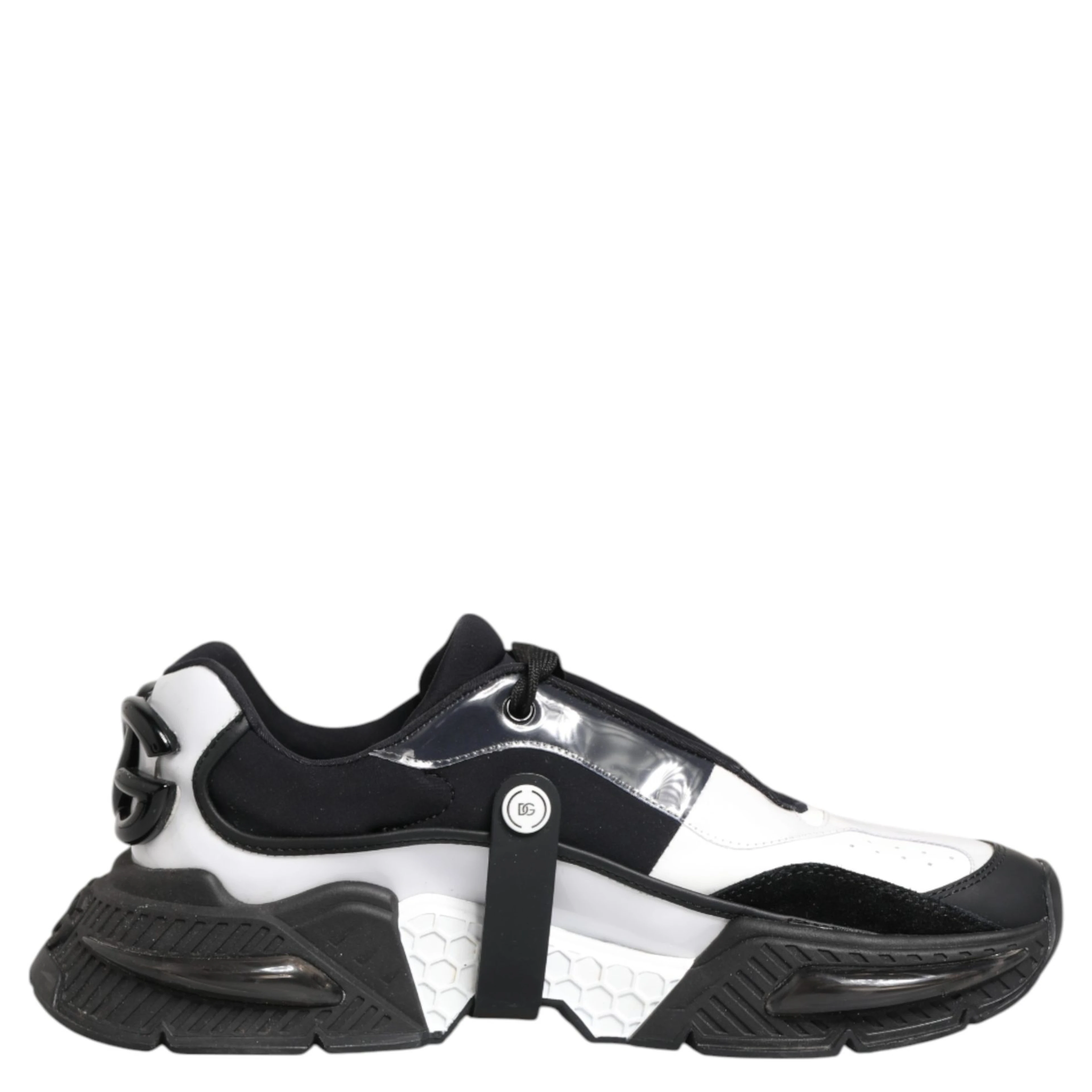 White Black Logo Airmaster Men Sneakers Shoes