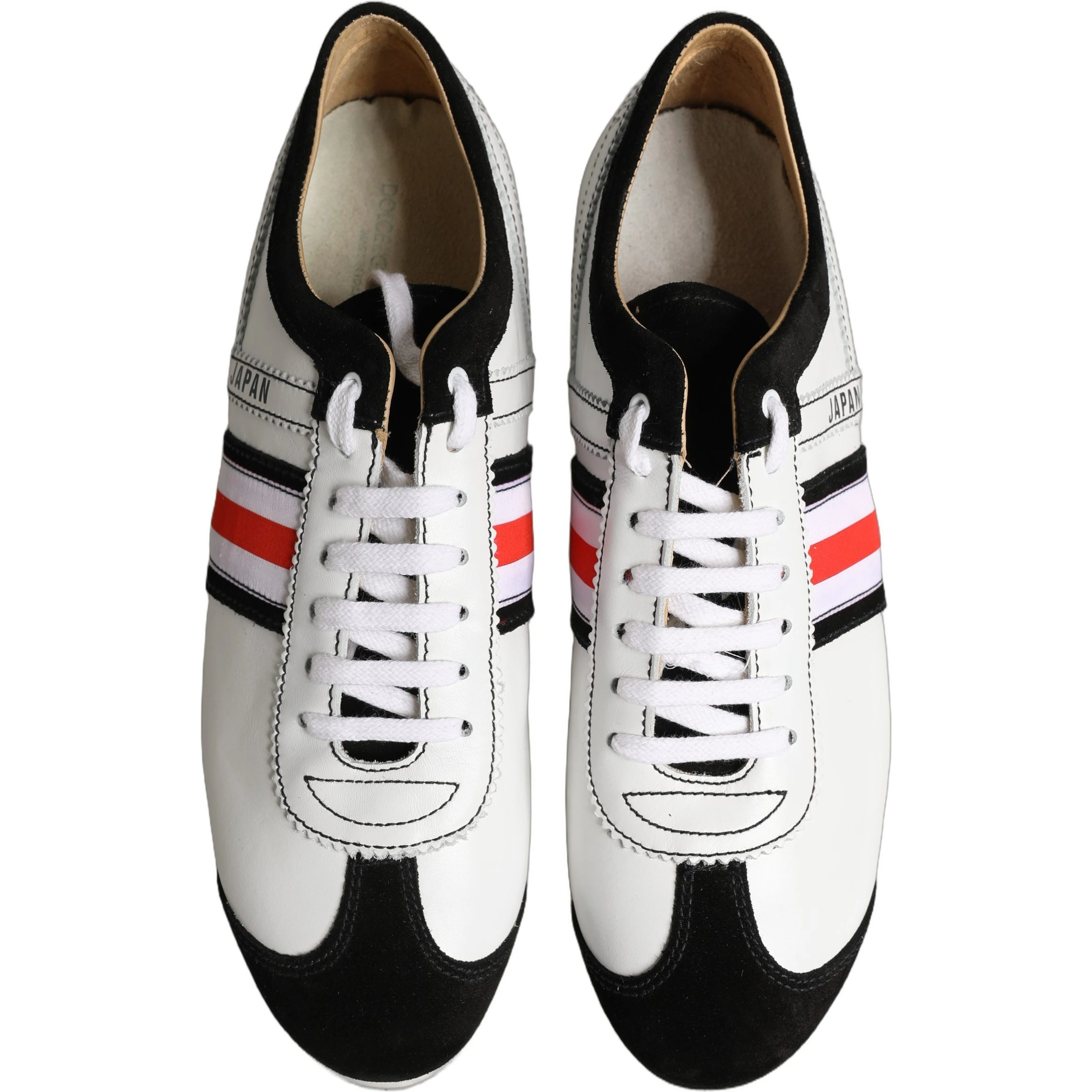 White Leather Japan Low Top Sneakers Shoes