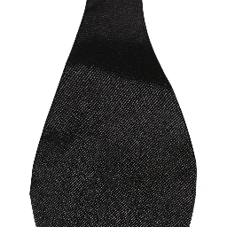 Men Black 100% Silk Adjustable Neck Papillon Bow Tie