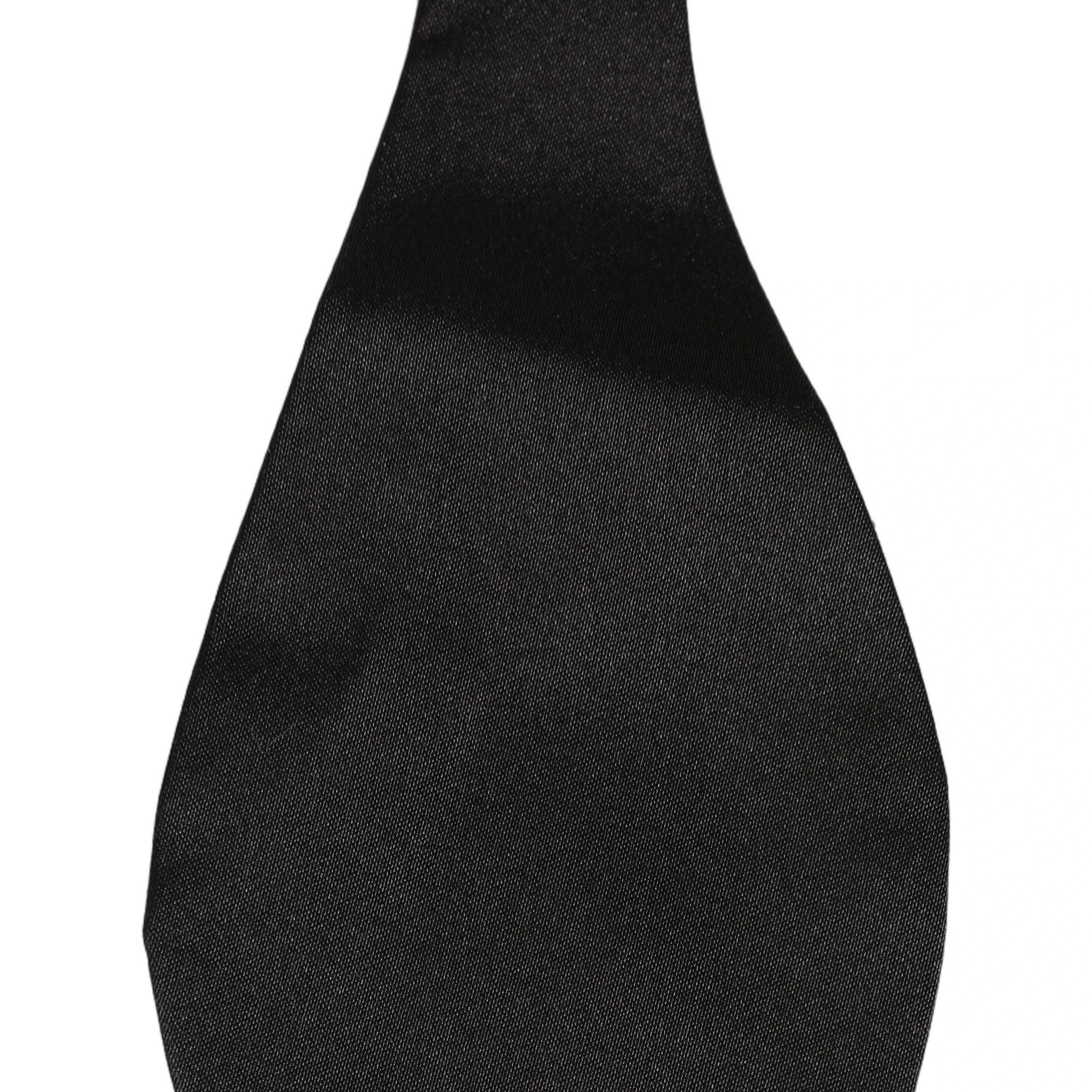 Men Black 100% Silk Adjustable Neck Papillon Bow Tie