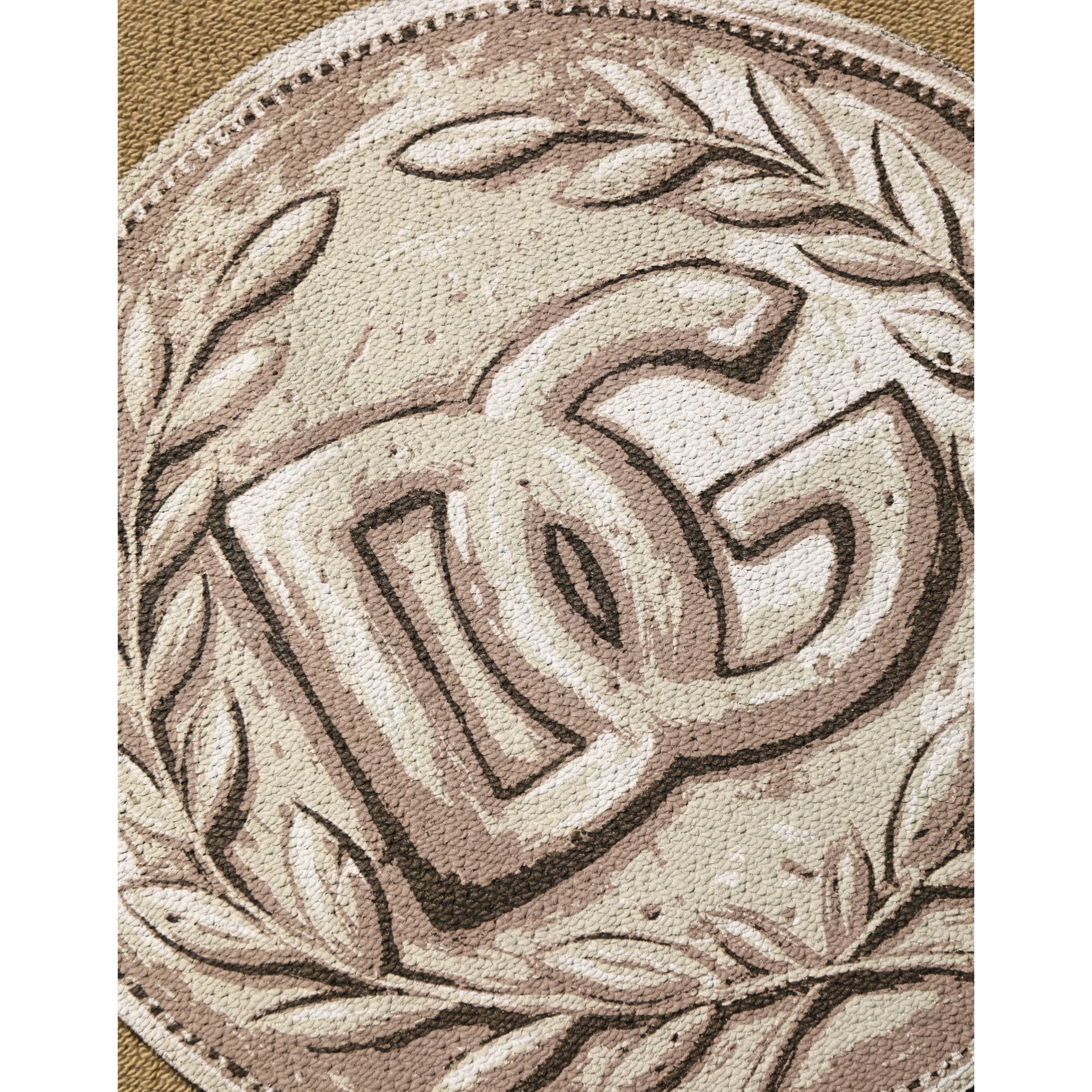 Brown Embossed Logo Hooded Sweatshirt Sweater