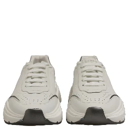 White Silver Daymaster Low Top Sneakers Shoes