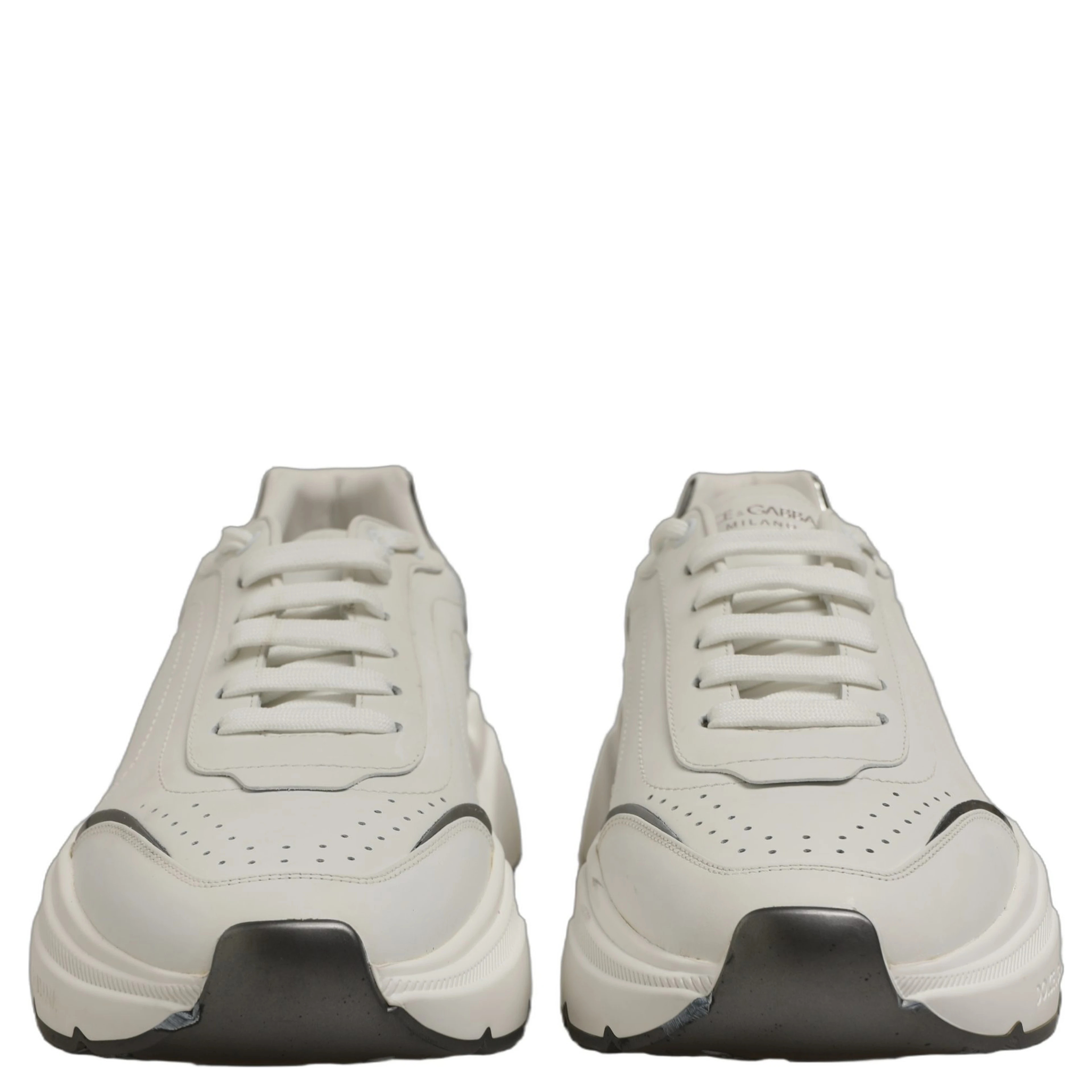 White Silver Daymaster Low Top Sneakers Shoes