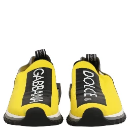 Yellow Sorrento Low Top Men Sneakers Shoes