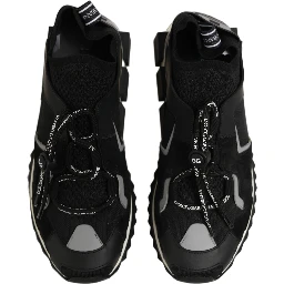 Black Sorrento Trekking Sneakers Men Shoes