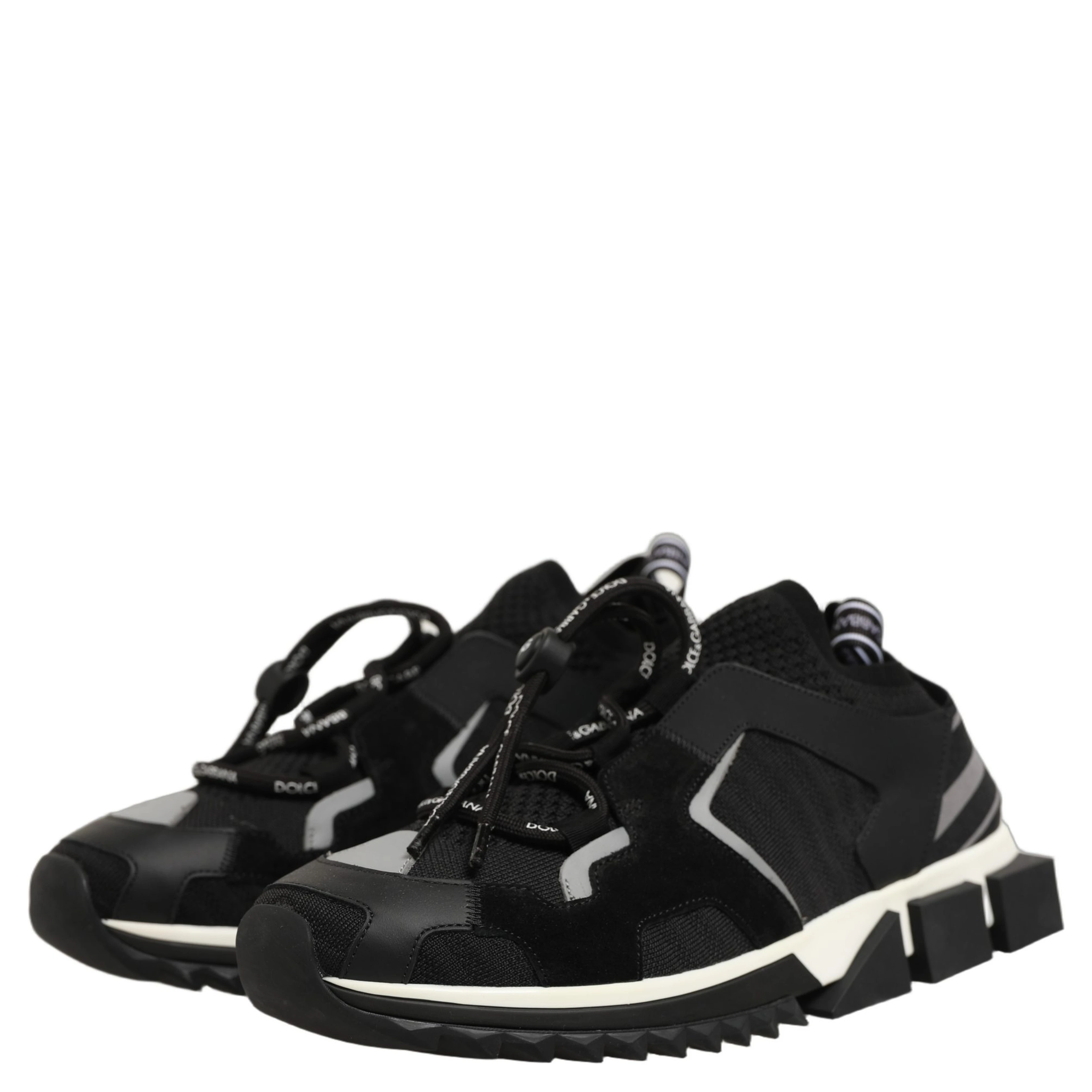 Black Sorrento Trekking Sneakers Men Shoes