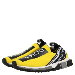 Yellow Sorrento Low Top Men Sneakers Shoes